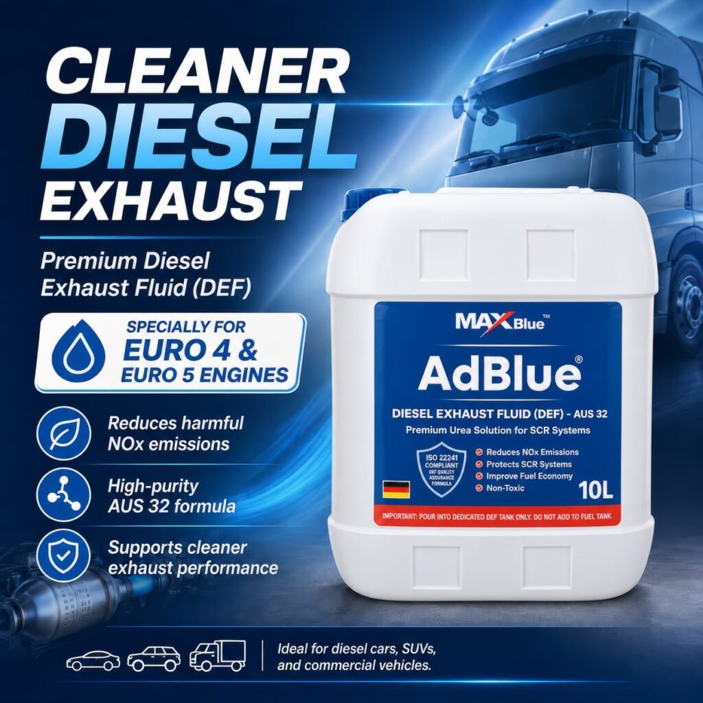 MAXXBlue AdBlue Diesel Exhaust Fluid (DEF) – Complete Guide for Diesel Vehicles in Islamabad & Rawalpindi